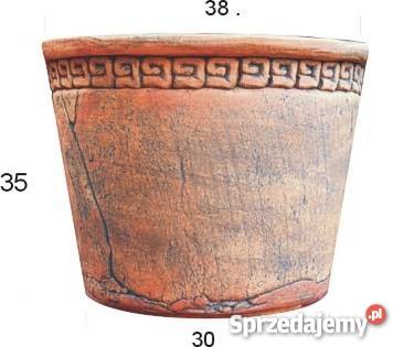 Ceramiczna donica ogrodowa 38x35x30 mrozoodporna