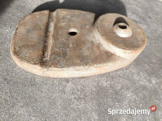 Przedwojenna żeliwna podstawa do lampy Sosnowiec