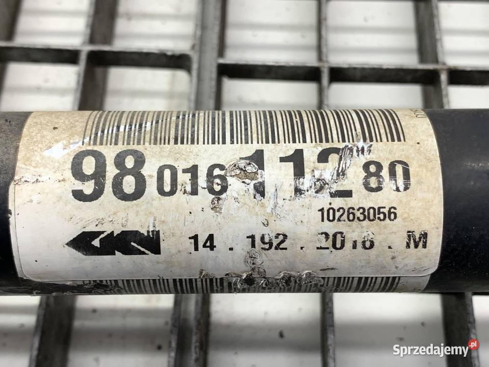 PÓŁOŚ PRAWY PRZÓD CITROEN C3 III 9801611280 12