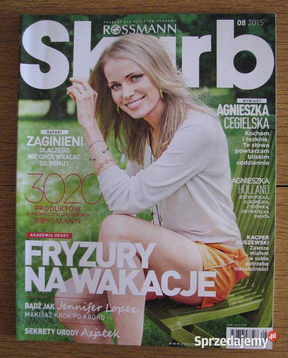 SKARB magazyn Rossmann 082015 Agnieszka Czasopisma Parczew
