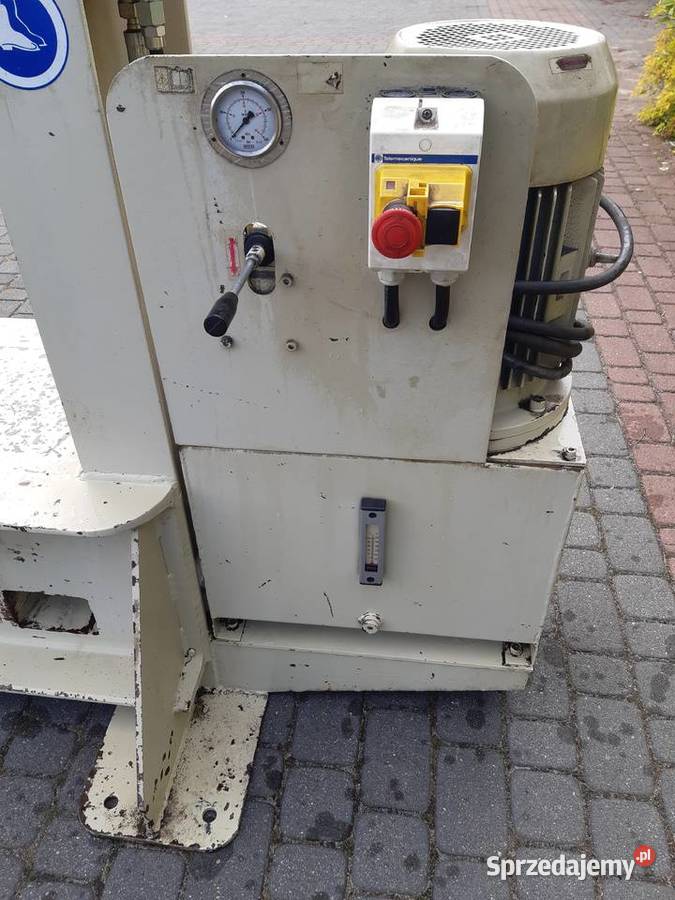 Prasa hydrauliczna do opon 160 ton wózek widłowy Pozostałe Drawski Młyn