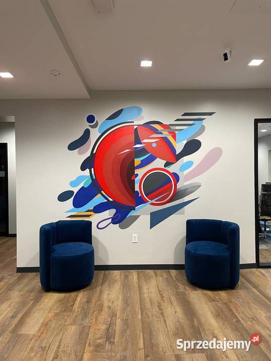 Artystyczne malowanie pokoju. Murals