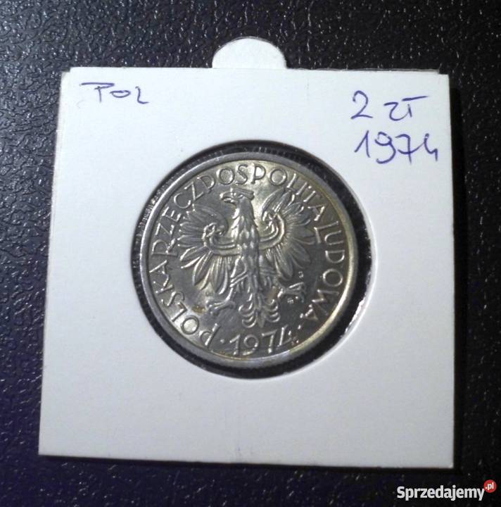 2 złote 1974 piękne mennicze DESTRUKT Numizmatyka Kraków sprzedam