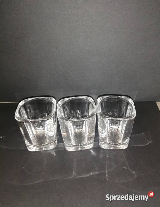 grube kwadratowe kieliszki do shotów wódki 3 Siemianowice Śląskie