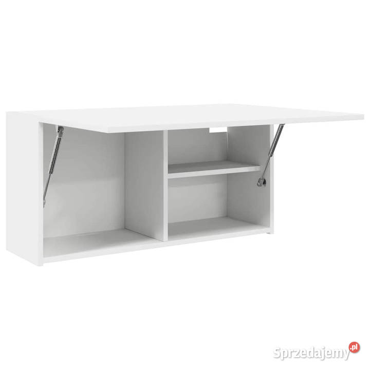 Wisząca szafka łazienkowa biała 80x25x40 Łazienkowe Warszawa