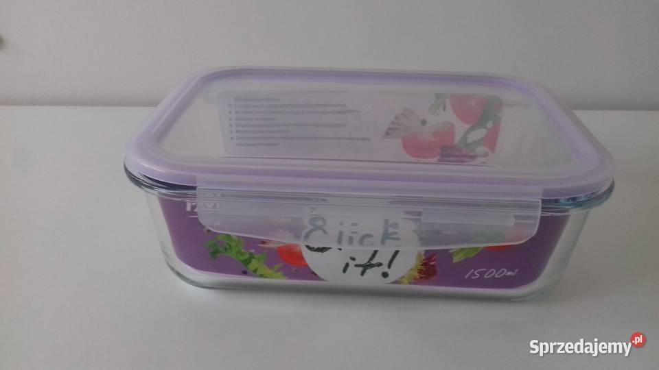 Pojemnik żaroodporny z pokrywą Click it 1500 ml Kraków sprzedam