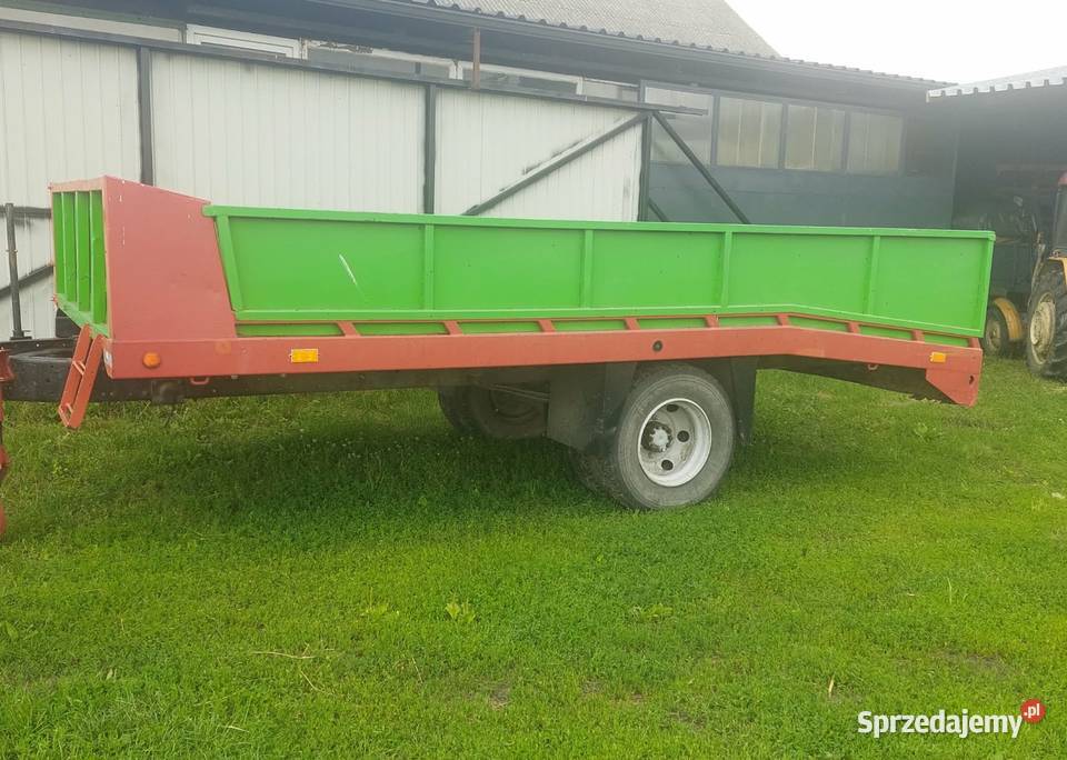 Przyczepa sztywna jednoosiowa nieuszkodzony Stara Kornica