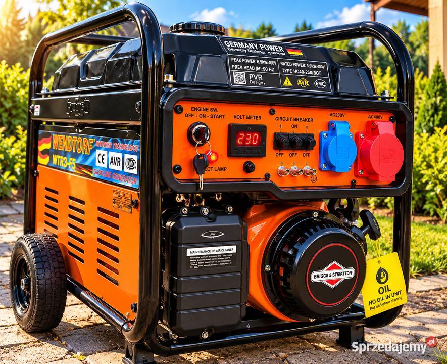 Agregat prądotwórczy WENDTORF WTR3F5 400V 230V Agregaty prądotwórcze Olesno