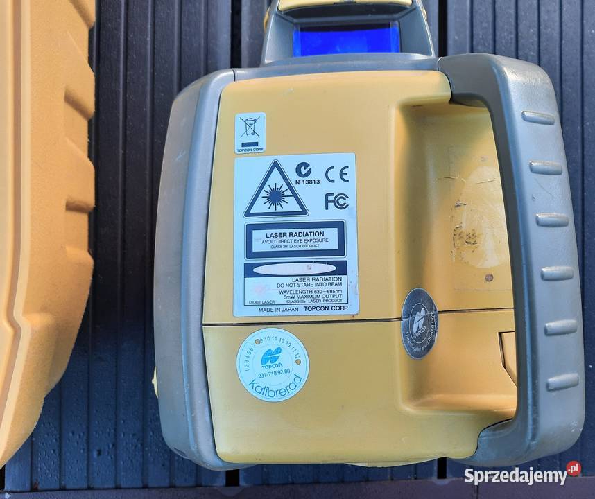 TOPCON NIWELATOR LASEROWY RLH4C detektor zestaw śląskie Gaszowice