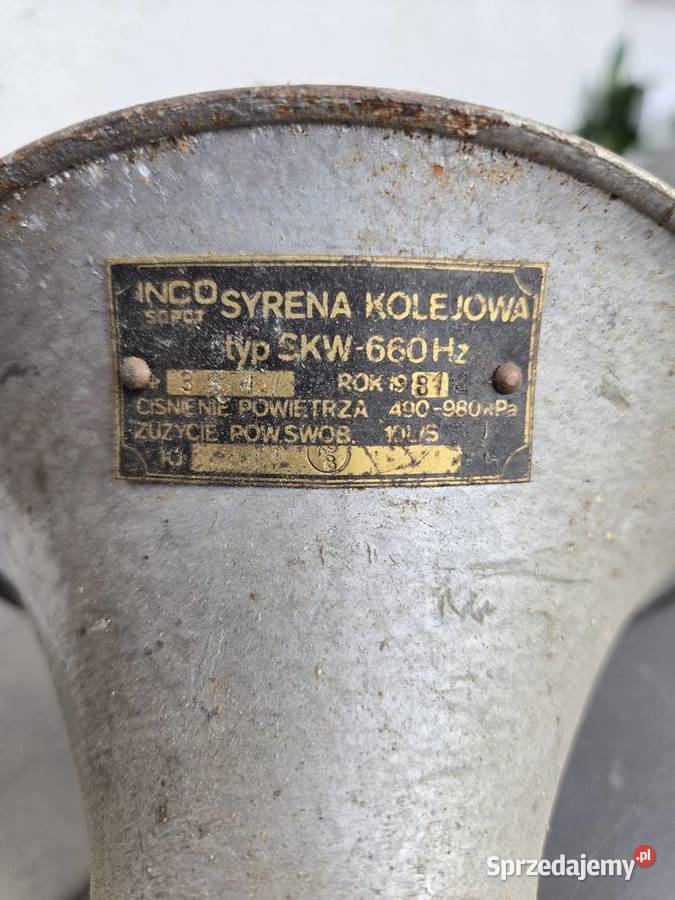 Syrena kolejowa SKW600 Hz opolskie Nysa