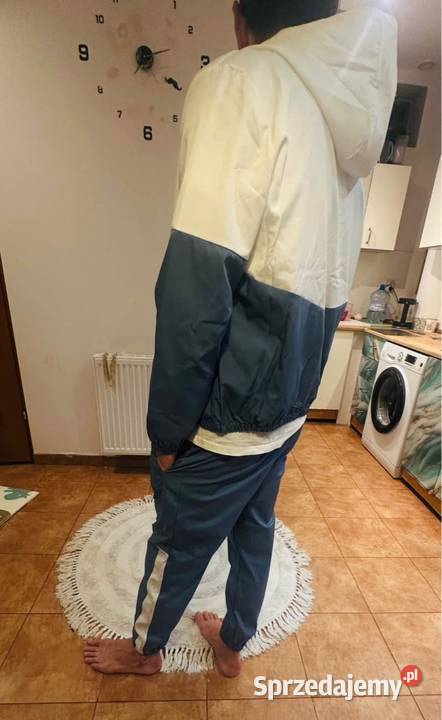 nowy męski dres niebieski Dąbrowa Górnicza