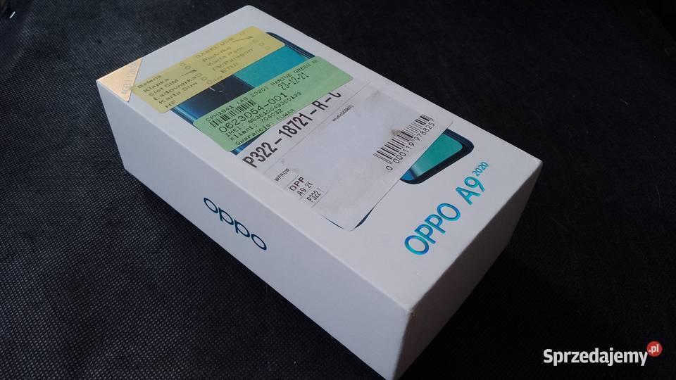 pudełko Oppo A9 2020 + nowy case