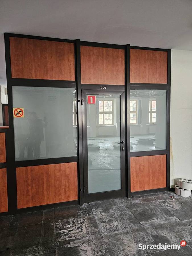 Zabudowa stała aluminiowa recepcja Biuro dolnośląskie Wrocław sprzedam