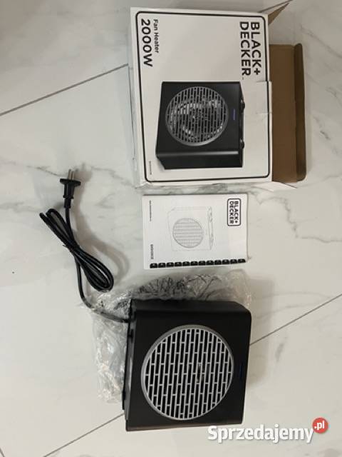 Termowentylator BlackDecker BXSH2003E 2000 W Dom i Ogród Stanisławów