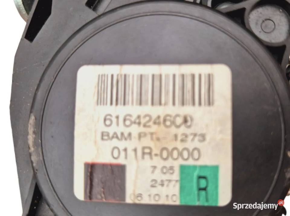 PAS BEZPIECZEŃSTWA PRZÓD PRAWY PASAŻERA MERCEDES osobowe Części samochodowe Działoszyce