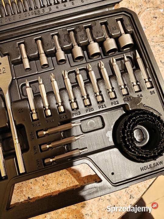 BOSCH Titanium Professional 103 el wiertła bity
