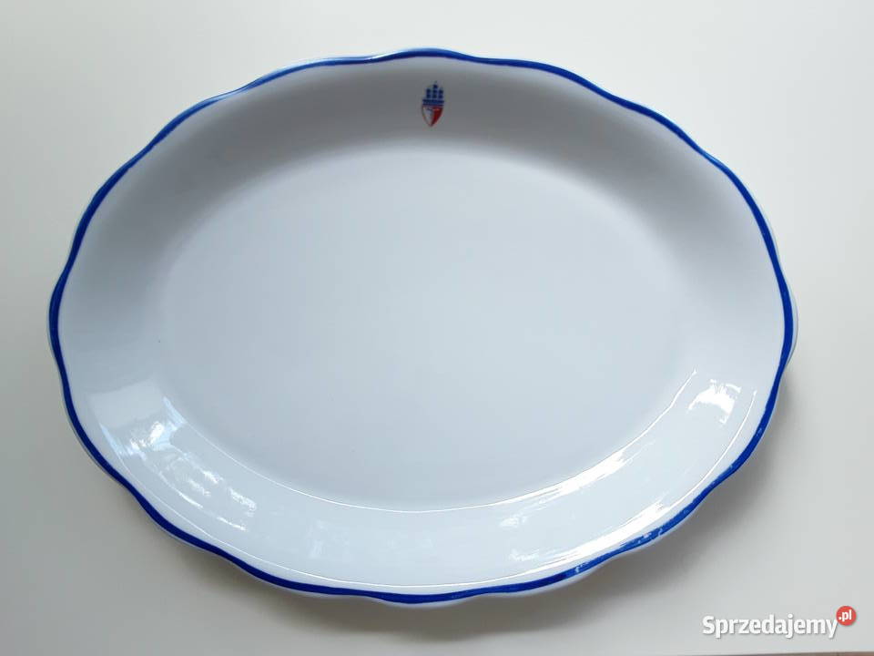 Półmisek porcelanowy z logo żeglarskim Warszawa sprzedam