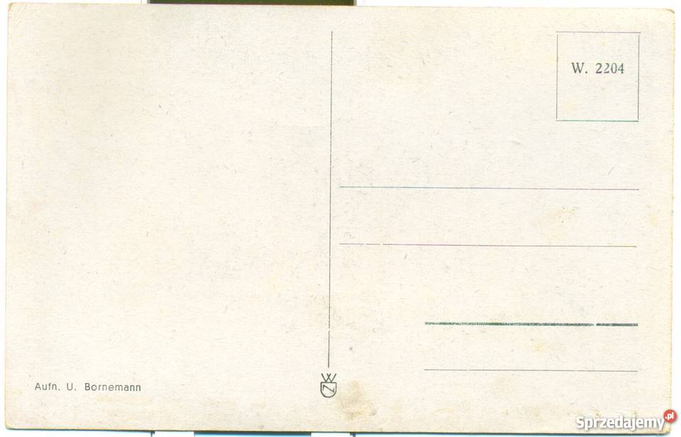 Tief verschneit postakrte Aufn U Bornemann Pocztówki i karty telefoniczne wielkopolskie Ostrów Wielkopolski sprzedam