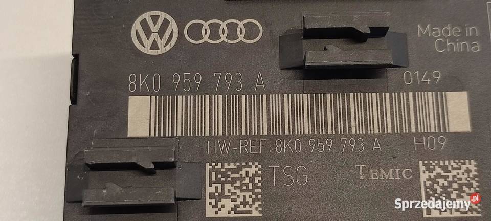 AUDI A4 B8 A5 8T MODUŁ DRZWI LEWY PRZÓD