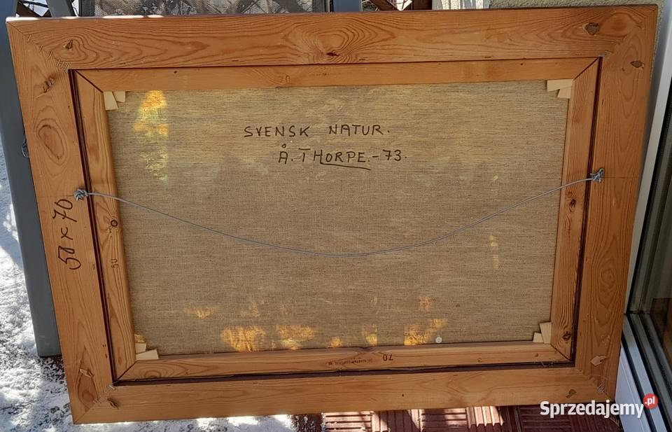 Thorpe Ake Olsson Szwedzka natura cenny obraz Iłża