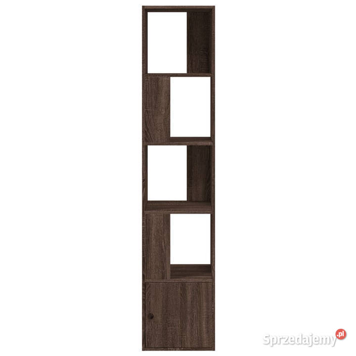 Regał brązowy dąb 40x36x189 materiał Warszawa