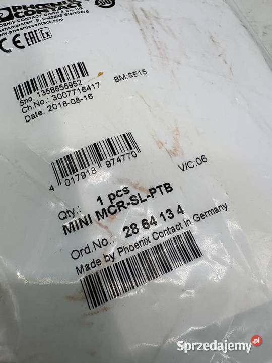Phoenix Contact 2864134 MINI MCRSLPTB 2864134 Pozostałe mazowieckie Warszawa