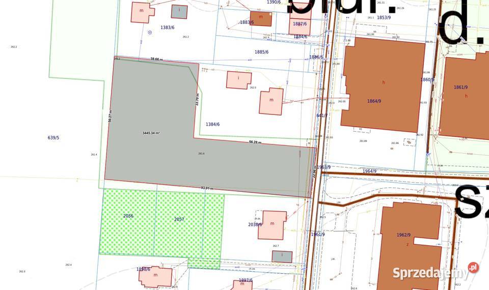 Dialka BUDOWLANA 3500m2 Grunty i działki Grzawa