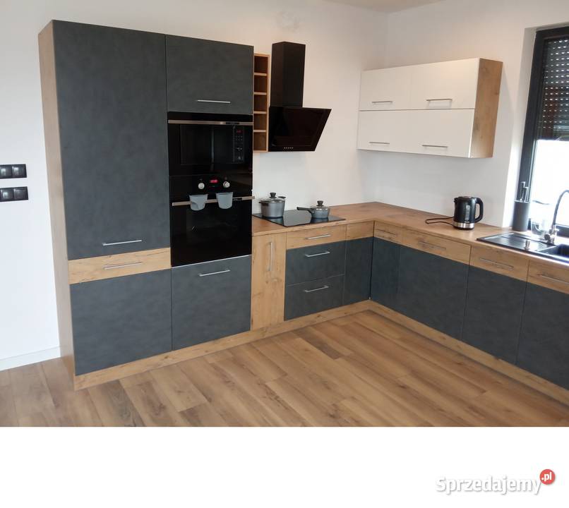 KUCHNIA SZAFKI VIGO GRMAT MATERA SZCZOTKOWANY Poznań