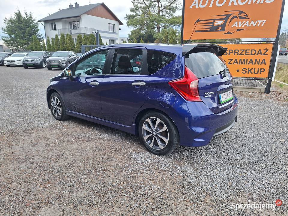 NISSAN NOTEBENZYNANAVIGACJAASYSTENT PASA lubelskie Zamość