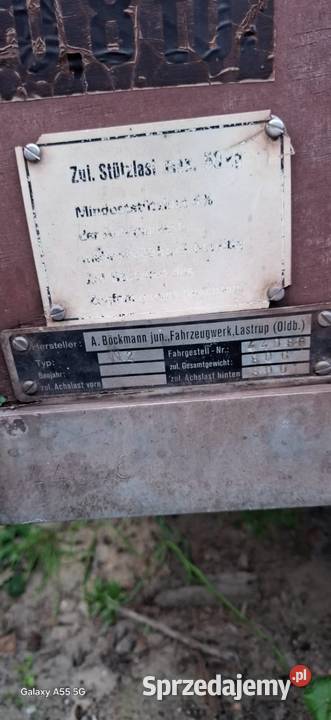 Sprzedam przyczepkę sprowadzoną z dokumentami wielkopolskie Gniezno