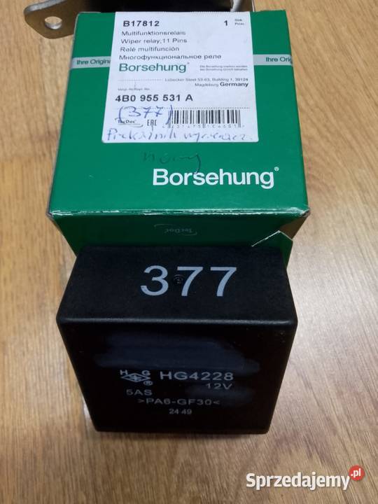 Przekaźnik wycieraczek VW 377 nowy 4B0 955 531 A Opole