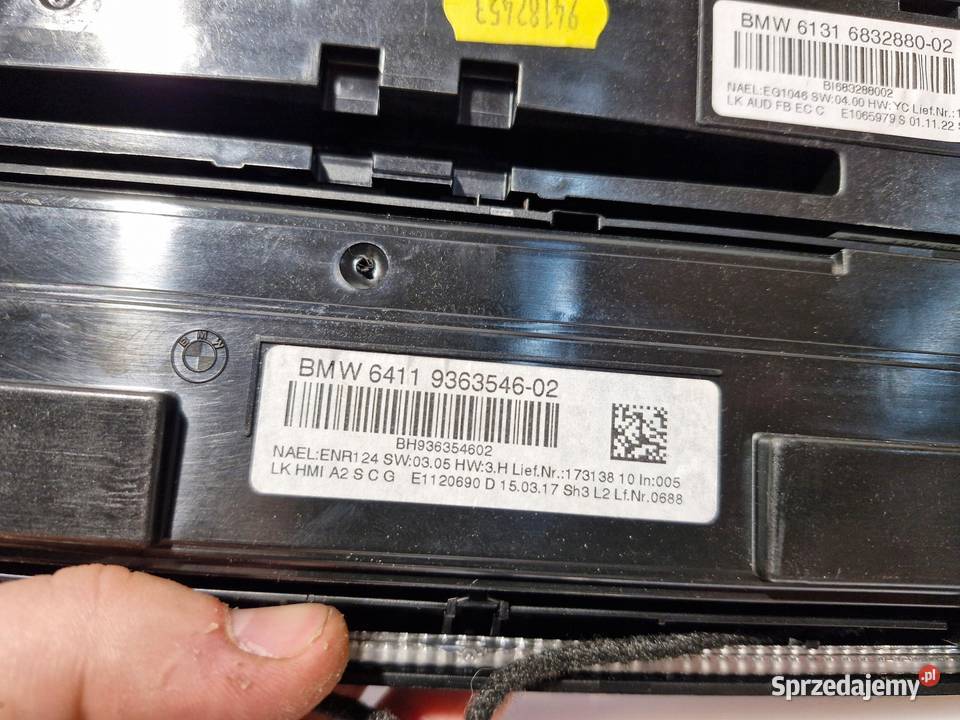 BMW F20 F21 F22 F23 F30 PANEL RADIA STEROWANIA