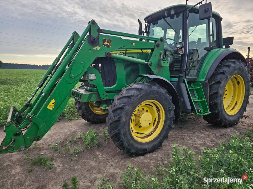 John Deere 6820 z ładowaczem pneumatyka 6920 dolnośląskie