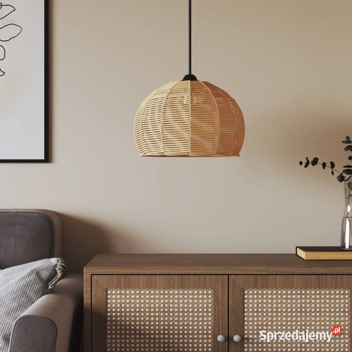 Klosz do lampy sufitowej 36x26 żelazo i papier Warszawa sprzedam