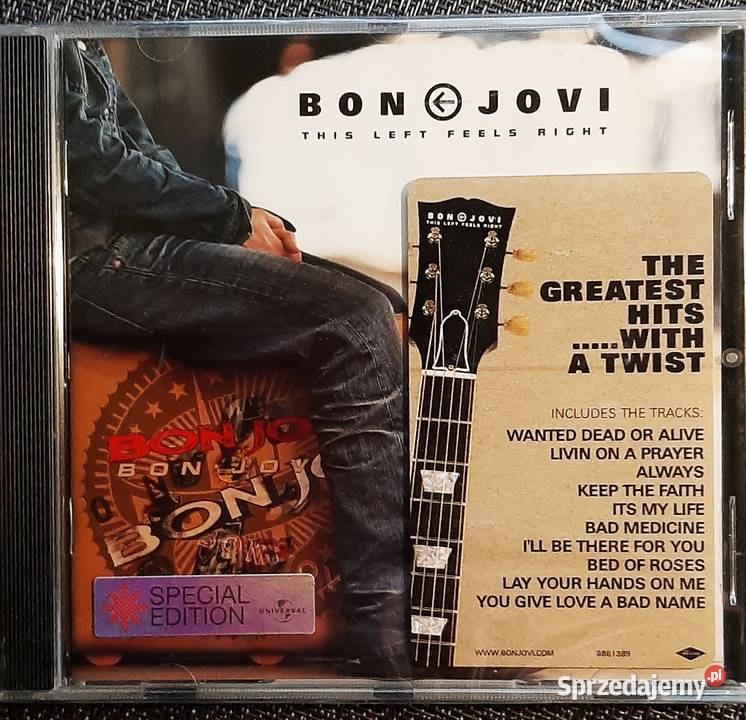 CD BON JOVI This Left Feel Right CD Edycja Katowice