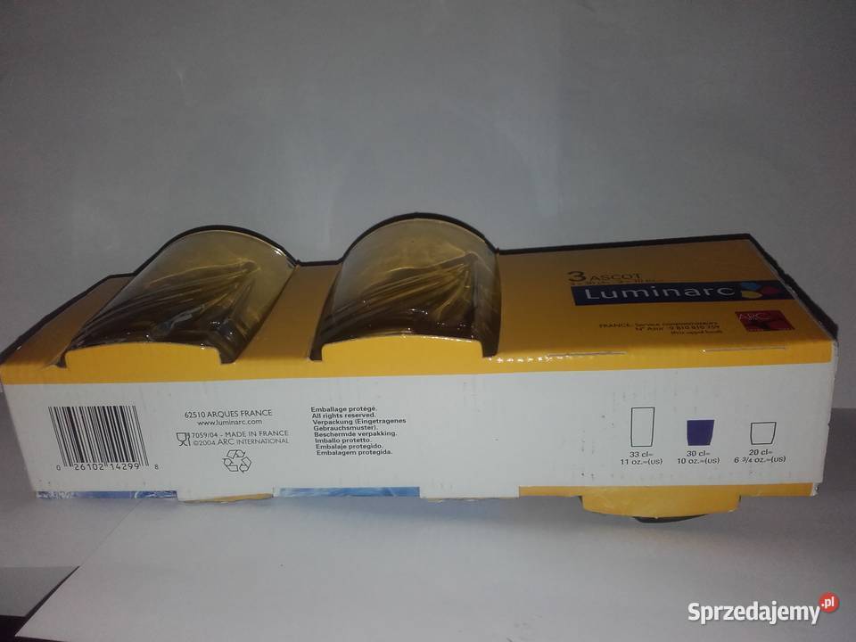 Szklanki do whyski ASCOT Luminarc Będzin