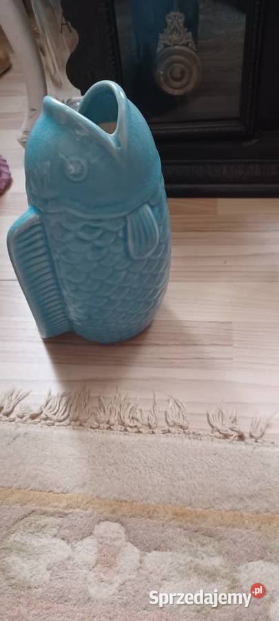 ceramika ze sygnaturą wazon ryba Poznań