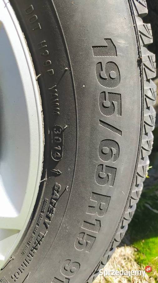 Opony zimowe felgi 15 kołpaki BMW E46 E36 5x120 Łask sprzedam