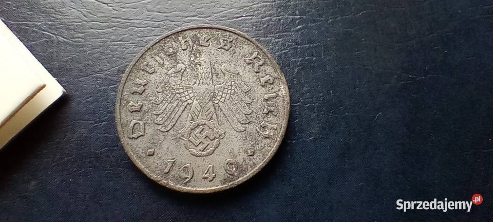 Stare monety 10 fenig 1940 E Niemcy Numizmatyka Lesko