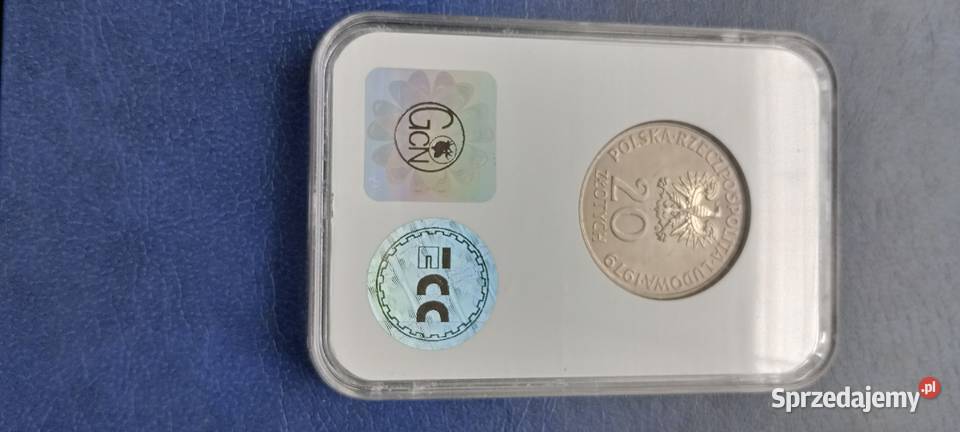 Stare monety 20 złotych 1979 Dziecka grading podkarpackie Lesko sprzedam