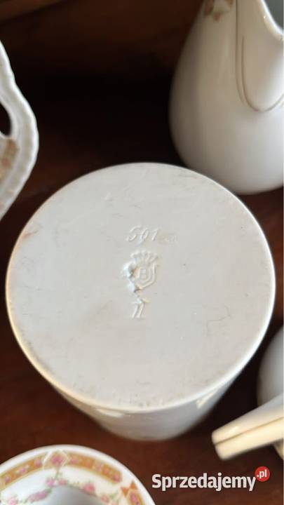 Serwis do herbaty BB Volksted Rudolfstadt Syg Porcelana i szkło Antyki, Sztuka, Kolekcje