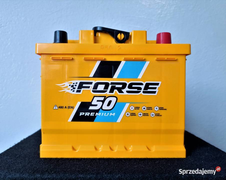 Akumulator FORSE 50Ah 480A EN PRAWY PLUS osobowe Kalisz