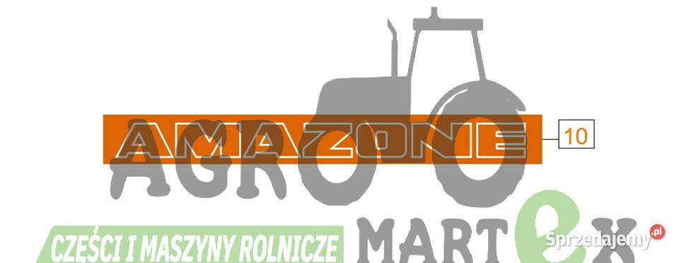 MF1020 NAKLEJKA 60x743 AMAZONE Pozostałe dolnośląskie Wichrów