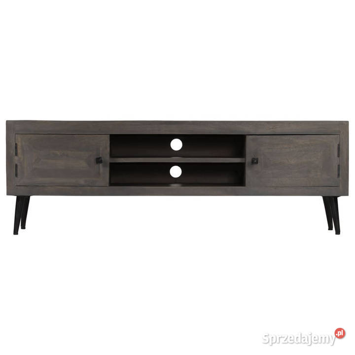 Szafka pod telewizor lite drewno mango 140 x 30 Warszawa