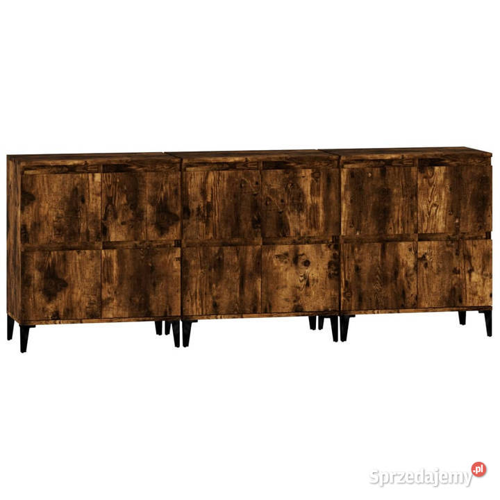 Komody 3 przydymiony dąb 60x35x70 WM3185780 Warszawa