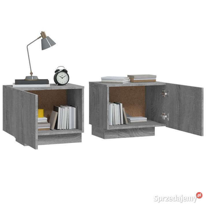 Szafka nocna szary dąb sonoma 100x35x40 Warszawa