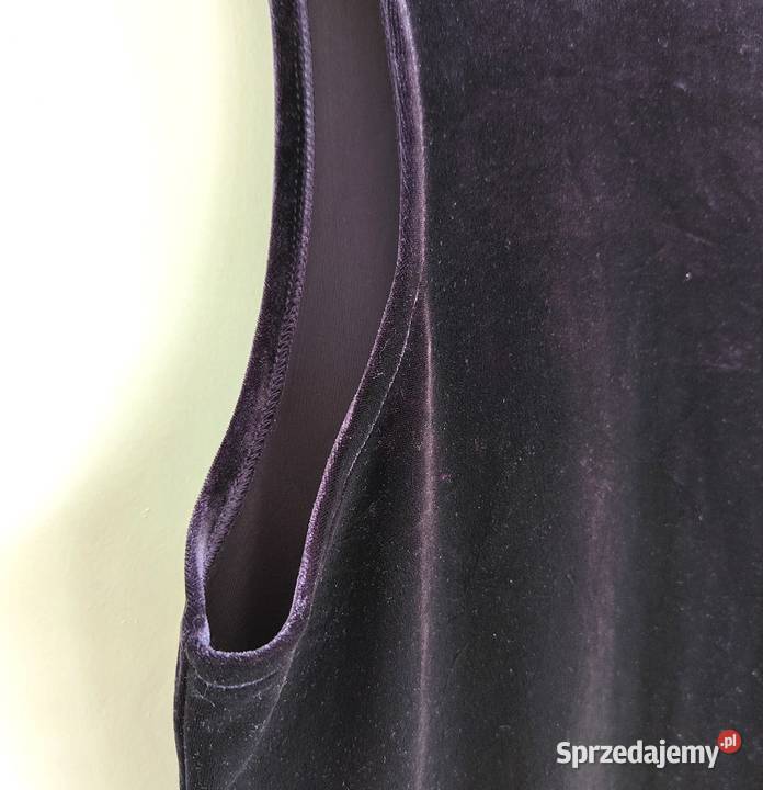 Vintage top Satsuma of London bluzka welurowa Szczecin sprzedam