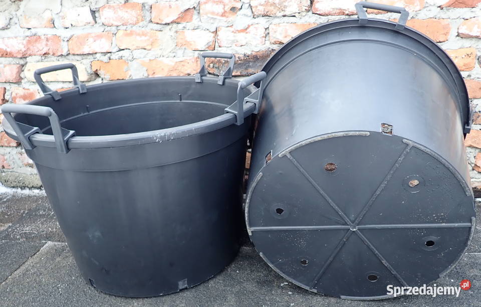 Doniczki produkcyjne 80L z czterema uchwytami 60 śląskie Siewierz
