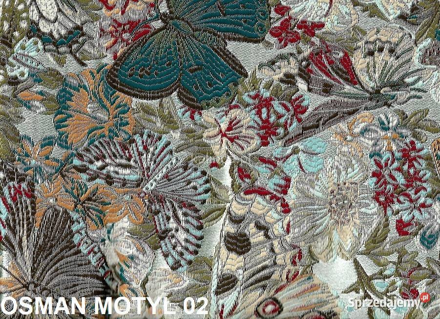 Osman Motyle tkanina obiciowa meblowa żakardowa wielkopolskie Kępno