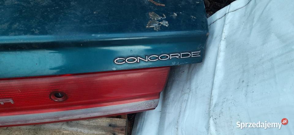 Chrysler concorde klapatył bagażnik części blacharskie